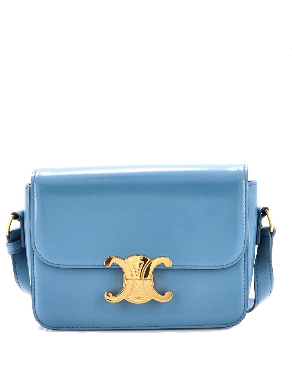 Celine Triomphe Shoulder Bag Smooth #237476C23B